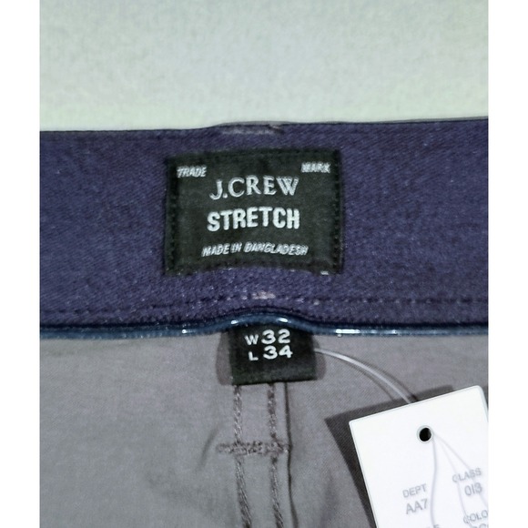 J Crew 770 Straight Fit Stretch Chino Pants Mens 32x34Light Gray NWT - Picture 5 of 9
